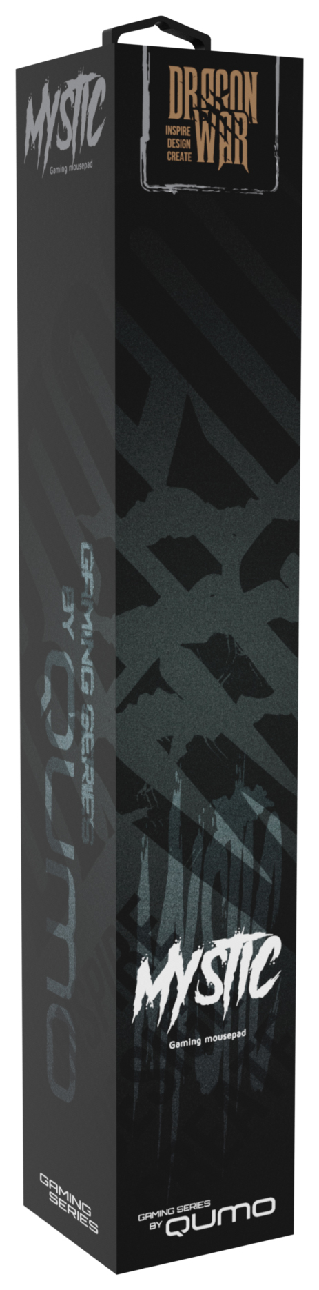 Коврик для мыши QUMO (Mystic, тканевый на резиновой основе, игровой, black, 360x270x3mm)