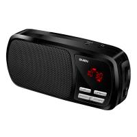 Колонки Sven PS-50 (3W, портативные, аккумулятор 800mAh, FM, AUX, MicroSD, USB, MP3, black)