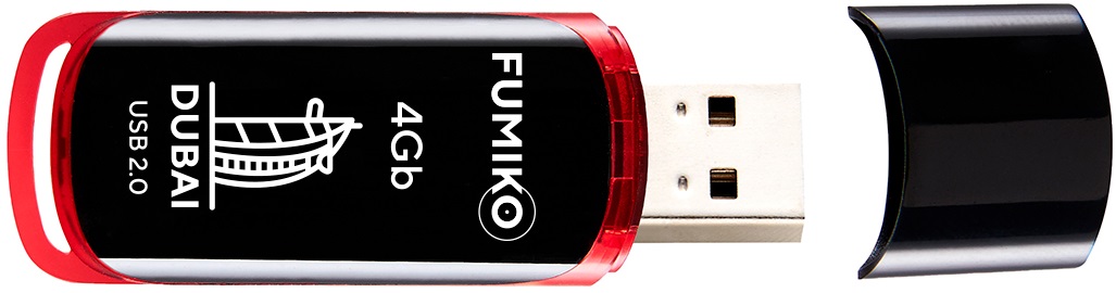 Флеш накопитель USB 2.0 4Gb FUMIKO DUBAI (FDI-01, black)