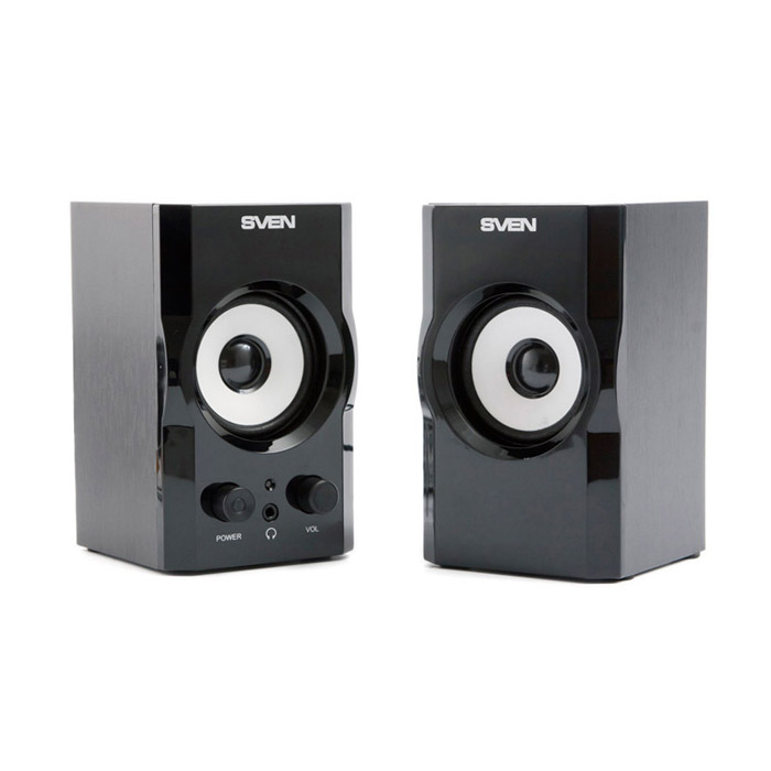 Колонки Sven SPS-605 (2x3W, black-silver)