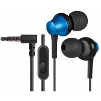 Наушники Defender Pulse 470 (затычки, для мобильных устройств, с микрофоном, 1.2m, black-blue)