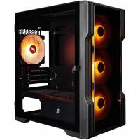 Корпус 1STPLAYER TRILOBITE T3-G (T3-G-BK-4F2) (без БП, mATX, USB3.0, 4x ARGB Fan, black)