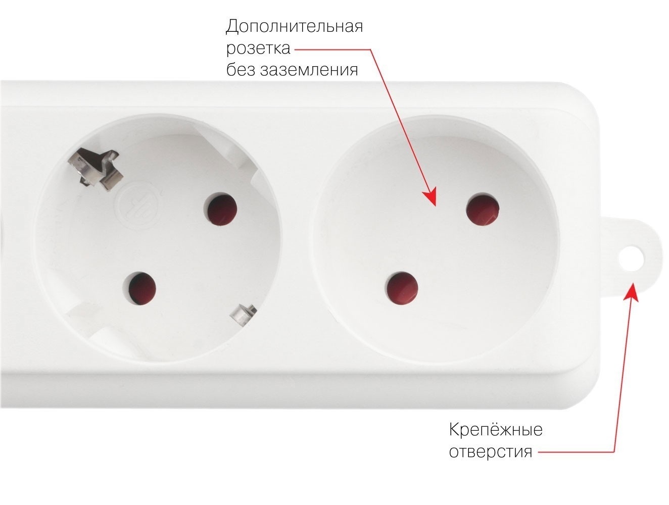 Сетевой фильтр КУБ (Powercube SPL(5+1)-16B-P-1.9M, серия Про, 6 розеток, 1.9 метра, 16A, белый) RTL