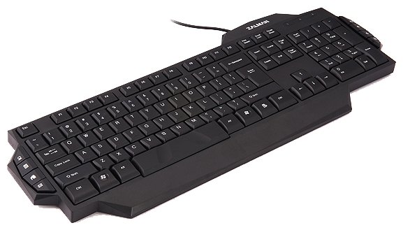 Клавиатура ZALMAN ZM-K350M (USB, мультимедийная, black)
