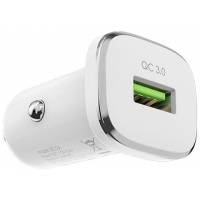 Зарядное устройство от прикуривателя Borofone BZ12A (12/240V - USB, 3А, 18W, white)