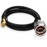Кабель-удлинитель для антенн TP-LINK TL-ANT200PT (N-Type Male / RP-SMA Female, 0.5м, black)