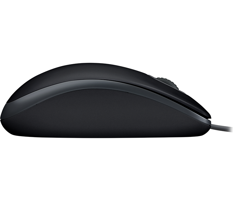 Мышь Logitech B110 Silent (USB, optical, бесшумный клик, 1000dpi, black)