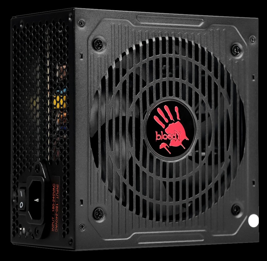 Блок питания Bloody 700W (BD-PS700W, 80+, 120mm, 20+4+4+4pin, 4xPCI-E 6+2pin, 6*SATA, 2*HDD) RTL