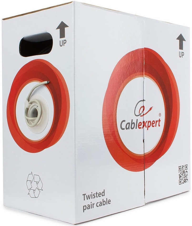 Кабель сетевой Cablexpert UPC-5051E-SOL (UTP, Cat 5e, 4 пары, 305m, grey)