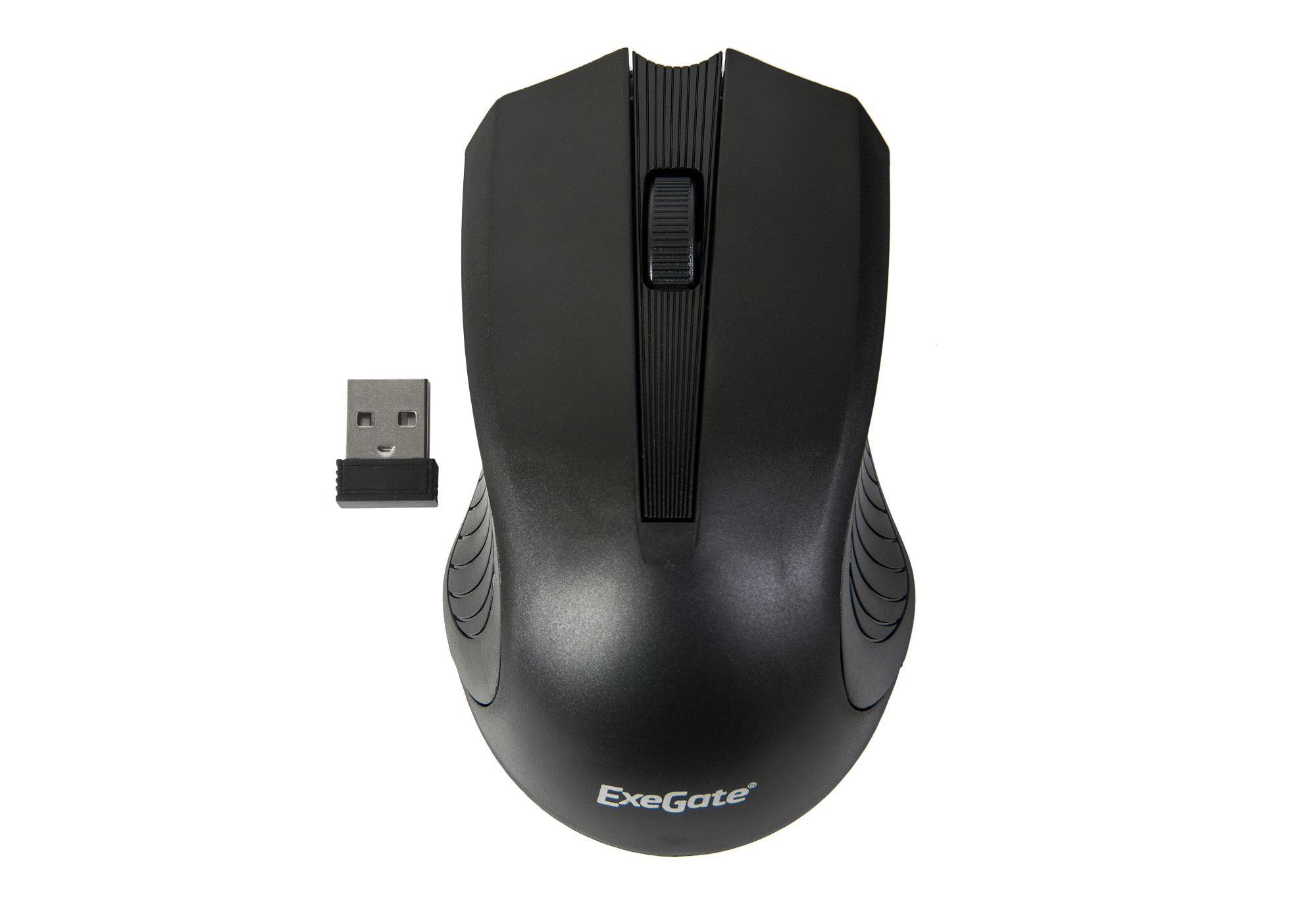 Мышь беспроводная ExeGate Office Standard SR-9015B (optical, 1200dpi, 2xAAA (нет в комплекте), black)