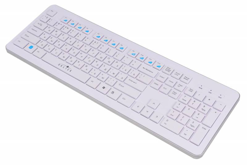 Клавиатура Oklick 540S (USB, мультимедийная, white)