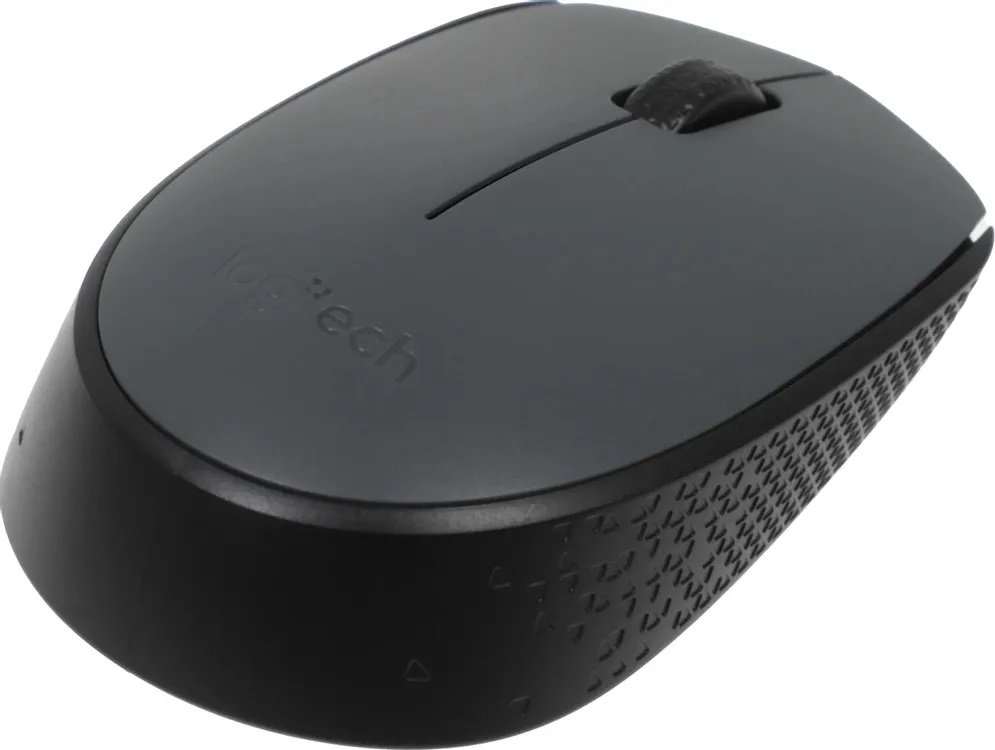 Мышь беспроводная Logitech M170 (910-004646) (optical, 1000dpi, AA, grey-black)