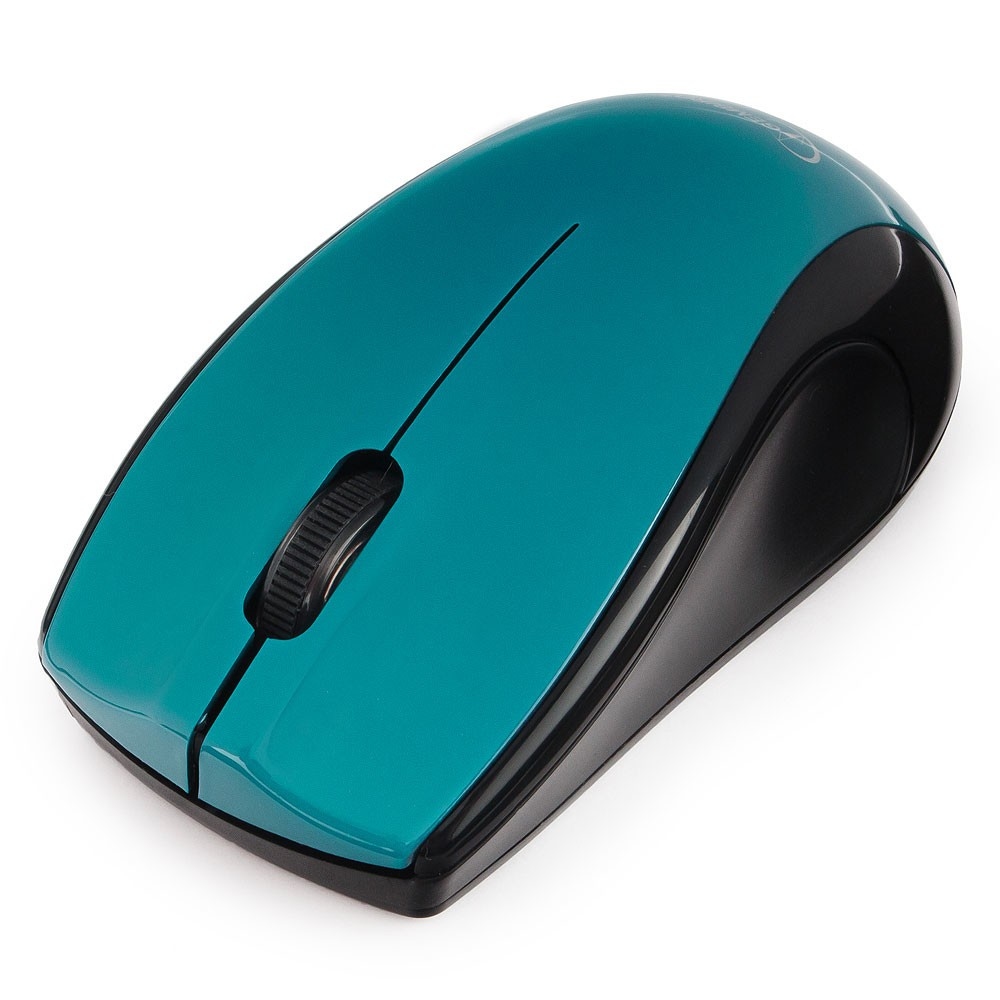 Мышь беспроводная Gembird MUSW-320 (optical, 1000dpi, AA, black-blue)