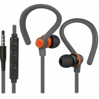 Гарнитура Defender OUTFIT W760  (затычки, с микрофоном, 1.5m, gray-orange)