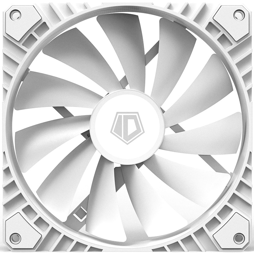 Вентилятор ID-Cooling WF-14025-XT WHITE V2 (140x140x25mm, Hydro, 800-1600rpm, <37dBa, 4pin, PWM, white) RTL
