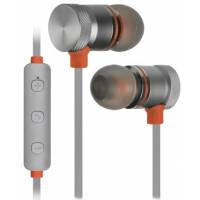 Гарнитура Defender OUTFIT B710 (затычки, беспроводные, Bluetooth 4.1, с микрофоном, до 10м., до 5 часов работы от батареи, black-orange)