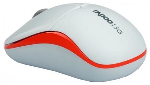 Мышь беспроводная Rapoo 1090p (5.8GHz, optical, 1000dpi, AA, white-orange)
