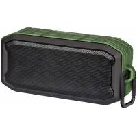 Колонка Defender G14 (7W, портативная, аккумулятор 1200mAh, Bluetooth v.5.0, AUX, USB, MicroSD, FM, MP3, TWS, до 4 часов работы от батареи, подсветка, black-green)