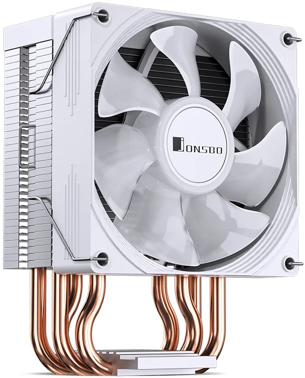 Вентилятор JONSBO CR-1300 EVO Color (1150/1151/1155/1156/1200/1700/AM4/AM5, 90mm, Al, 800-2000rpm, <28dBa, 4 тепловые трубки, DTH, 4pin, 130W, rainbow LED, white) RTL