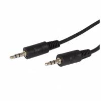 Кабель аудио 3.5mm Jack (m) - 3.5mm Jack (m) 3.0m, (JAAC002-3, black) DH&R