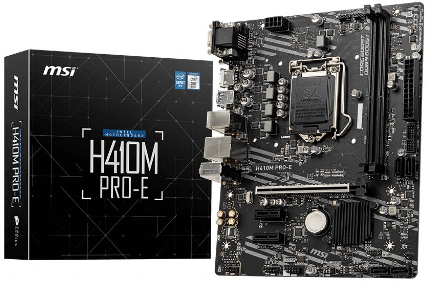 Материнская плата MSI H410M PRO-E (s1200, mATX) RTL