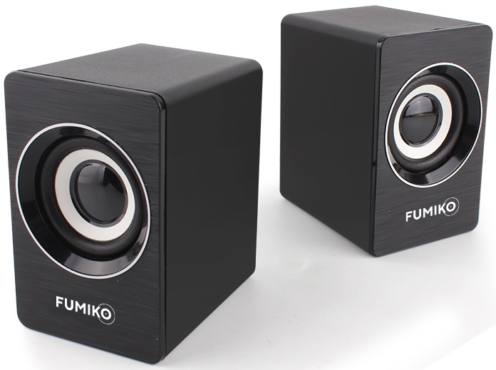 Колонки FUMIKO ALASKA (6W, USB, black)
