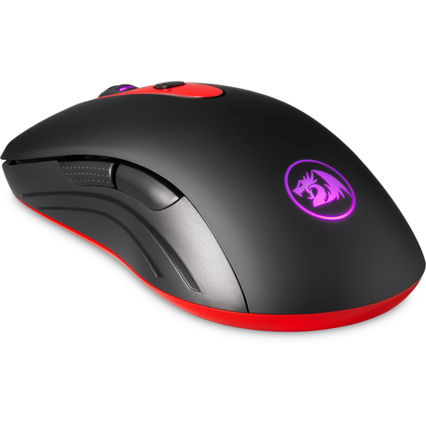 Мышь Redragon GERDERUS (USB, optical, 7200dpi, игровая, подсветка, black-red)