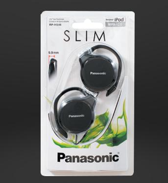 Наушники Panasonic RP-HS46E (клипсы, без микрофона, 1.1m, black)