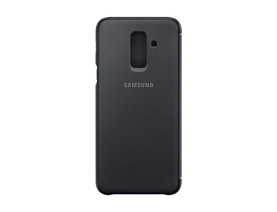 Чехол клип-кейс Samsung EF-WA605CBEGRU (для Samsung Galaxy A6+, wallet, black)