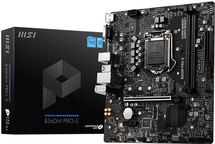 Материнская плата MSI B560M PRO-E (s1200, mATX) RTL
