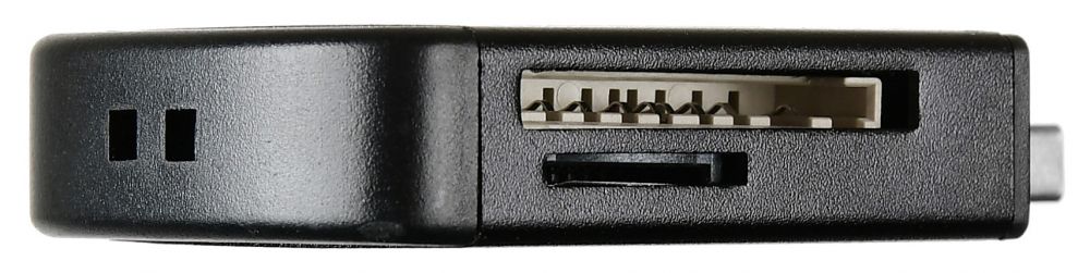 Карт-ридер Buro BU-CR-3103 (microSD, SDHC, M2, MS, MS Duo, MMC, black, USB2.0)