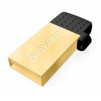 Флеш накопитель USB 2.0 8Gb Transcend JetFlash 380G (TS8GJF380G, OTG, gold)
