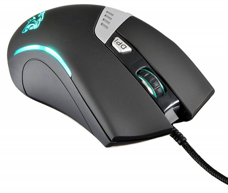 Мышь Oklick PANTHER 885G (USB, optical, 4000dpi, игровая, black-silver)