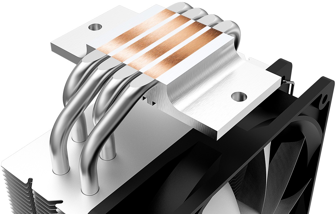 Вентилятор ID-Cooling SE-214-XT (1150/1151/1155/1156/1200/1700/AM4/AM5, 120mm, Hydro, 500-1500rpm, 16-27dBa, 4 тепловые трубки, 4pin, RGB fixed LED, 140W) RTL