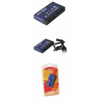 Карт-ридер Buro (BU-CR/all in 1, SDXC, microSD, MMC, xD, M2, CF, black, USB2.0)
