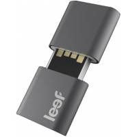 Флеш накопитель USB 2.0 16Gb Leef Fuse, магнитный черно/белый