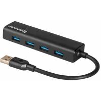USB 3.0 HUB Defender Quadro Express (4 порта, активный, black)