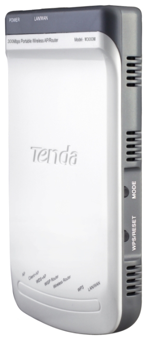 Роутер Tenda W300M (300Mбит/c, 2.4GHz, 1*LAN/WAN 100Mbps, 2 внутренние антенны, режим моста/точки доступа)