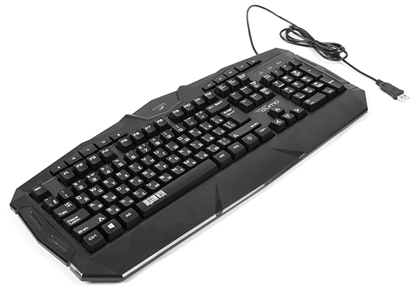 Клавиатура QUMO Antares K60 (USB, регулируемая подсветка, игровая, мультимедийная, black)