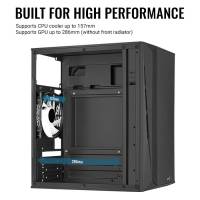 Корпус AeroCool CS-107-A-BK-V1 (без БП, mATX, USB3.0, black)
