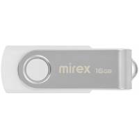 Флеш накопитель USB 2.0 16Gb Mirex Swivel (white)