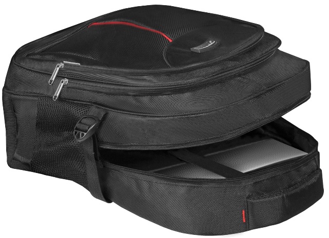 Рюкзак для ноутбука Defender Carbon (15.6", black-red)