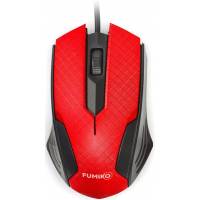 Мышь FUMIKO BLAZE FMW-03-R (USB, optical, 1000dpi, 1.2m, black-red)