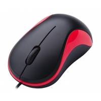 Мышь Oklick 115S (USB, optical, 1000dpi, 1.2m, black-red)