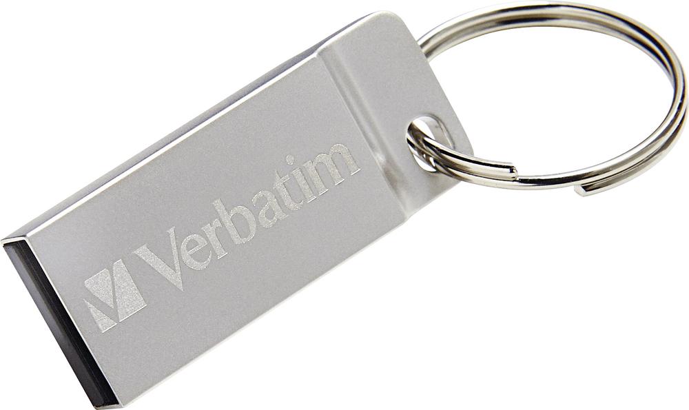 Флеш накопитель USB 2.0 32Gb Verbatim Metal Executive (98749, silver)