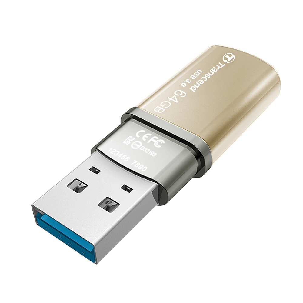 Флеш накопитель USB 3.0 64Gb Transcend 820 (TS64GJF820G) Gold