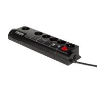 Сетевой фильтр КУБ (Powercube Garant, многоуровневая защита, 6 розеток, 3 метра, black) RTL