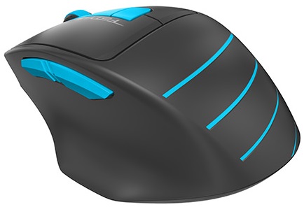 Мышь беспроводная A4Tech Fstyler FG30S (optical, 2000dpi, AA, бесшумный клик, grey-blue)