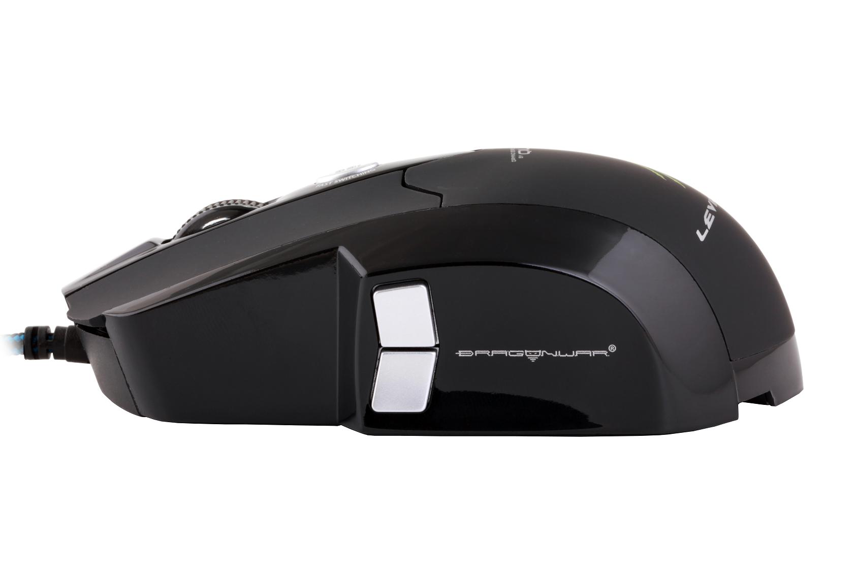 Мышь QUMO Leviathan (USB, optical, 3200dpi, игровая, коврик, black)