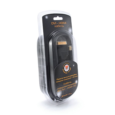 Кабель HDMIm-DVIm 4.5m (KC-HDMI-DVI-5, с позолоченными контактами, экранированный, black) Konoos